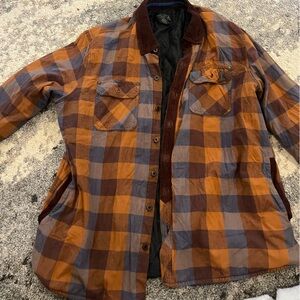 Harley Davidson vintage plaid shirt jacket
